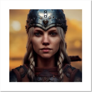 Viking Shield Maiden Posters and Art